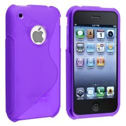 BasAcc Dark Purple S Shape TPU Rubber Case for Apple iPhone 3G/ 3GS BasAcc Cases & Holders