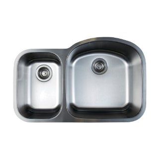 Blanco 441262 Stellar 1.6 Bowl Reverse Kitchen Sink, Stainless Steel   Double Bowl Sinks  