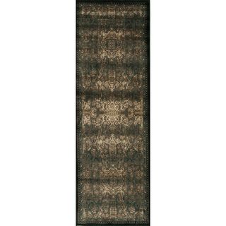 Pembrooke Espresso/ Black Rug (26 X 79)