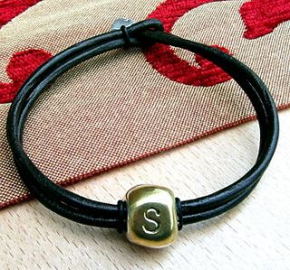 saxon silver/gold personalised bracelet by claire gerrard designs