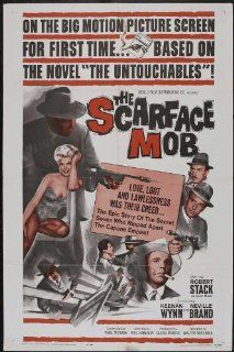 The Scarface Mob Poster Movie 11x17 Robert Stack Neville Brand Barbara Nichols   Prints