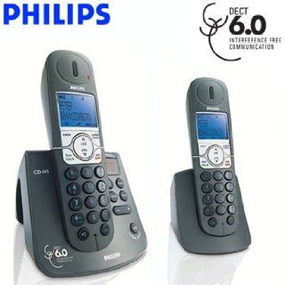 PHILIPS DECT 6.0 CORDLESS PHONE Model DECCD4452B T 4452B  Cordless Telephones  Electronics