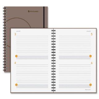 Two Days Per Page Planning Notebook, Gray, ""x "" 2013  Appointment Books And Planners 