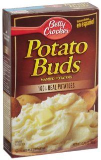 Betty Crocker Potato Buds Mashed Potatoes, 13.75 Ounce Boxes (Pack of 12)  Packaged Mashed Potatoes  Grocery & Gourmet Food