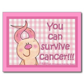 You can survive cancer post cards