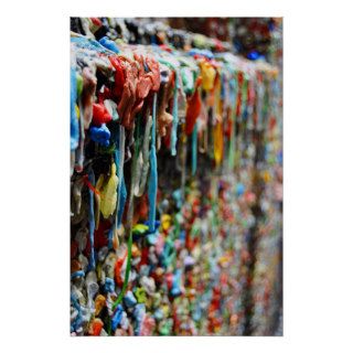 Seattle Post Alley Gum Wall Print