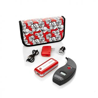 instaCHARGE Car Kit with Talking Tire Gauge and 3000mAh Portable Charger