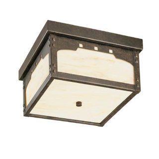 Thomas Lighting M5422 40 Mission Square   Outdoor Two Light Ceiing Fixture, Burnished Umber Finish   Flush Mount Ceiling Light Fixtures  