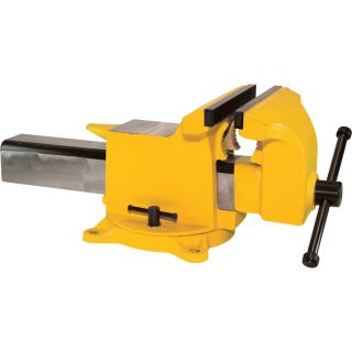 Yost High-Visibility All Steel Utility Combination Pipe and Bench Vise — 8in. Jaw Width, Model# 908-HV  Bench Vises