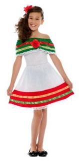 Smiffys Kids Mexican Senorita Dress Girls Halloween Costume Small Toys & Games