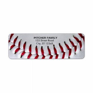 Baseball Custom Ball Return Address Labels