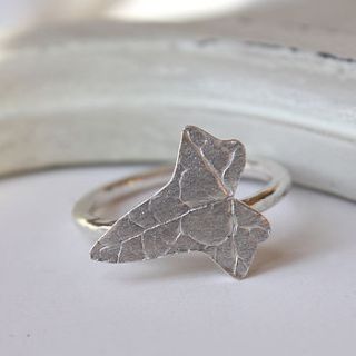 ivy leaf ring by silver leaves