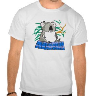 Australia koala bear design t shirt