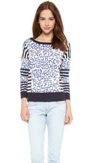 Juicy Couture Stripey Leopard Pullover