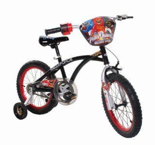 Power Rangers Boy's 16 Inch Mega Force Bike, Black and Red  Power Rangers Bicycle  Sports & Outdoors