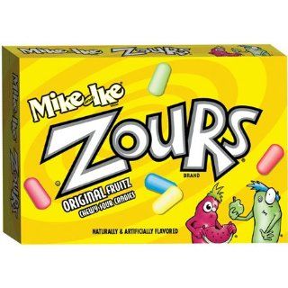 Zours (chewy sour fruit candies), 4.2 oz, Movie Size Box, 12 count  Hard Candy  Grocery & Gourmet Food