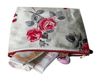 large oilcloth wash bag by love lammie