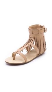 Loeffler Randall Sienna Fringe Flat Sandals