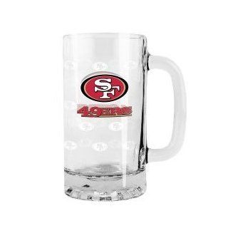 NFL 49ers 16oz. Tankard Mug  San Francisco 49ers Glass Beer Mug SE  Other Products  