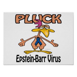 Pluck Epstein Barr Virus Awareness Design Poster