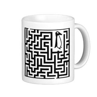 Penguin Maze Coffee Mug by Joke App Tv Tm