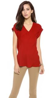 Theory Double Georgette Gyda Blouse