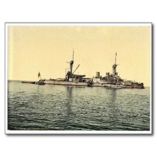 German war vessel "Kurfurst Friedrich Wilhelm", He Postcards