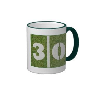 30th Birthday Yard Football Mug