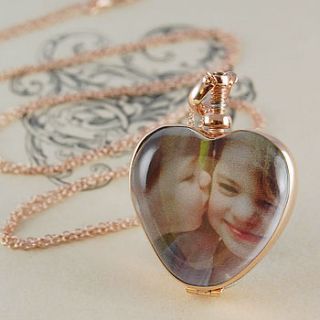 rose gold vintage heart locket necklace by otis jaxon silver and gold jewellery