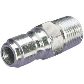 NorthStar Pressure Washer Plated Steel Nipple — 3/8in. Male Inlet, 4000 PSI  Pressure Washer Quick Couplers