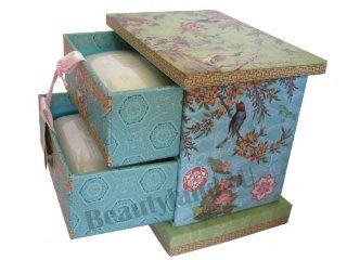 Punch Studio Green Tea Two Soap Bars Keepsake Box Health & Personal Care