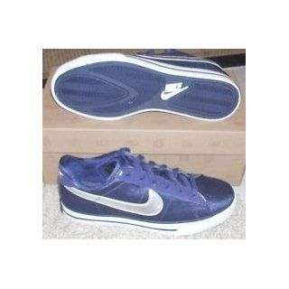 Nike WMNS Sweet Classic Textile Shoe Sz 8 Night Blue/Mtllc Silver/White Shoes