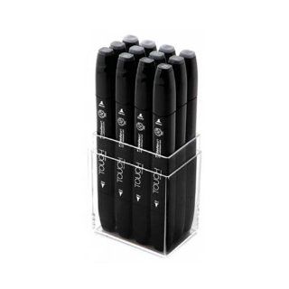 ShinHan Touch Twin Marker Set 12CG Cool Grey  Artists Markers 