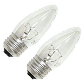 Sylvania 13433   15B10/BL/2PK 120V B10 Decor Torpedo Light Bulb   Incandescent Bulbs  