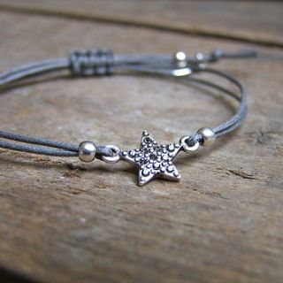 swarovski star friendship bracelet by home & glory