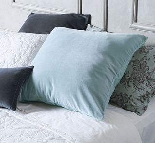 isadora powder blue eurocase by bianca lorenne fine linens