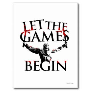 Let The Games Begin Post Card