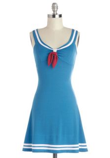 Embraceable Blue Dress  Mod Retro Vintage Dresses