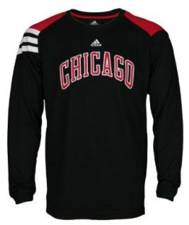 Chicago Bulls NBA Youth Long Sleeve Lightweight Shooting Shirt, Black (Small (8)) Clothing