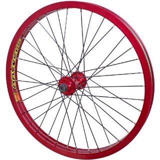 Odyssey Vandero 2 Front BMX Wheel Hard Red  Bike Wheels  Sports & Outdoors