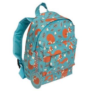 rusty the fox rucksack by little ella james