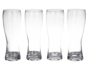 Lenox Tuscany Classics Wheat Beer Glass Set of 4 Clear