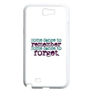 Dance Quotes Samsung Galaxy Note 2 N7100 Case Black and White Samsung Galaxy Note 2 N7100 Case Cell Phones & Accessories