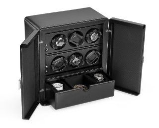Scatola del Tempo 6RT SP OS 6 Module Oversize Watch Winder Watches