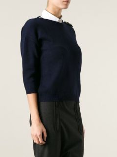 Jil Sander Jeweled Knit Sweater   Apropos The Concept Store
