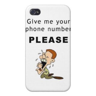 Give me your phone number please funny IPhone case iPhone 4 Cover