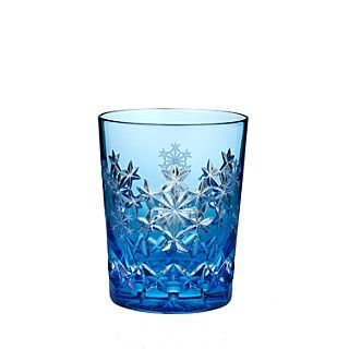 Waterford 3rd Edition Snowflake Wishes For Goodwill Double Old Fashioned Glass, Light Blue's