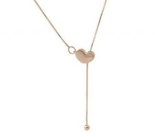 22 Necklace with Sliding Adjuster Heart, 1.7g 14K Gold, 1.7g —