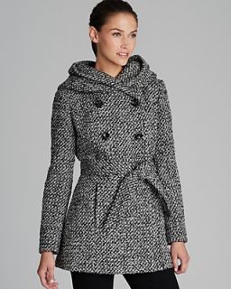Calvin Klein Coat   Belted City Tweed's