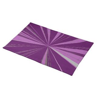Purple Vanishing Point Placemat